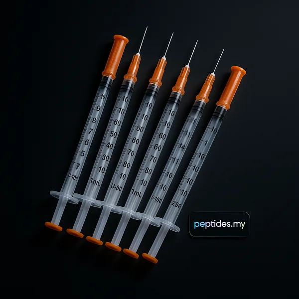 Syringes 5× 1 ml U-100